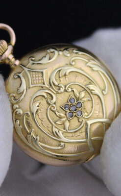 ロンジンのアンティーク懐中時計-P2214-4