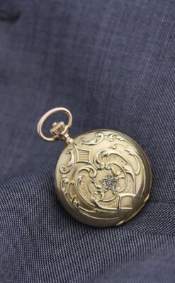 ロンジンのアンティーク懐中時計-P2214-5