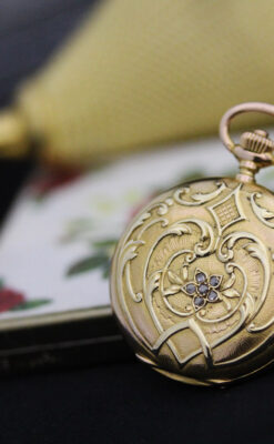 ロンジンのアンティーク懐中時計-P2214-8