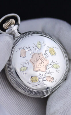 エルジンのアンティーク懐中時計-P2216-8