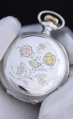 エルジンのアンティーク懐中時計-P2216-9