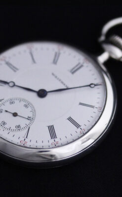 ウォルサムの銀無垢アンティーク懐中時計-P2219-10