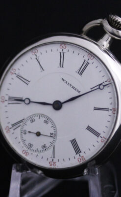 ウォルサムの銀無垢アンティーク懐中時計-P2219-12