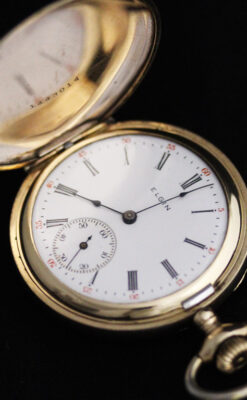 エルジンのアンティーク懐中時計-P2226-10