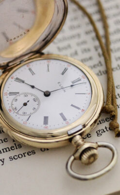 エルジンのアンティーク懐中時計-P2226-3