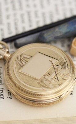 エルジンのアンティーク懐中時計-P2230-12