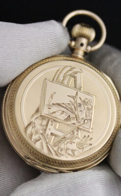 エルジンのアンティーク懐中時計-P2230-16