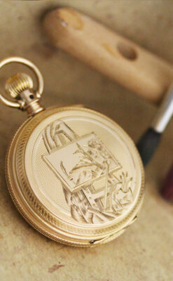 エルジンのアンティーク懐中時計-P2230-3