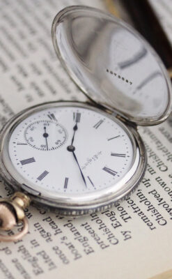 エルジンのアンティーク懐中時計-P2233-6