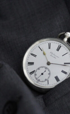 ベンソンのアンティーク懐中時計-P2236-3