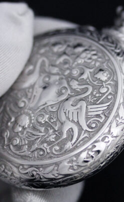 ロンジンのアンティーク懐中時計-P2241-15