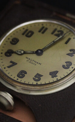 ウォルサムのアンティーク8日巻き時計-P2242-3