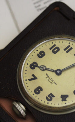 ウォルサムのアンティーク8日巻き時計-P2242-4