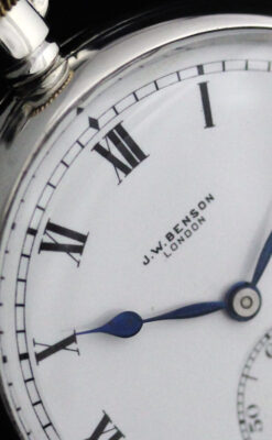 ベンソンのアンティーク懐中時計-P2244-10