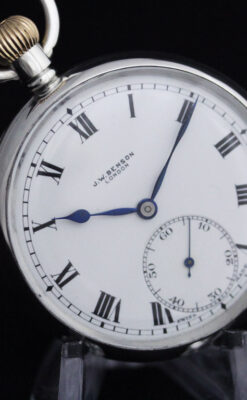 ベンソンのアンティーク懐中時計-P2244-11