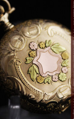 ウォルサムの金無垢アンティーク懐中時計-P2247-10