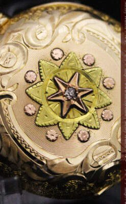 ウォルサムの金無垢アンティーク懐中時計-P2247-11