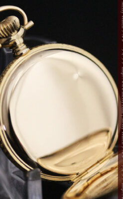 ウォルサムの金無垢アンティーク懐中時計-P2247-18
