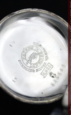 ロンジンの銀無垢アンティーク懐中時計-P2248-14