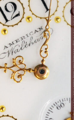 郷愁を誘うウォルサムのアンティーク懐中時計-P2255-12