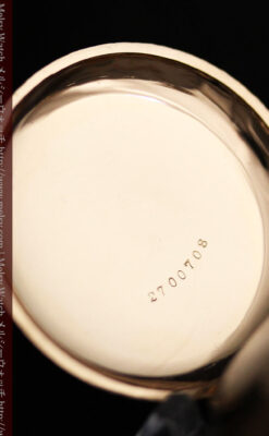 郷愁を誘うウォルサムのアンティーク懐中時計-P2255-13