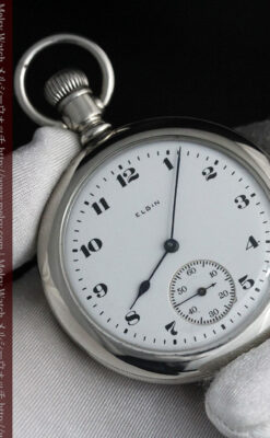 エルジンの素朴さが魅力のアンティーク懐中時計 【1904年製】-P2256-10