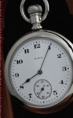 エルジンの素朴さが魅力のアンティーク懐中時計 【1904年製】-P2256-11