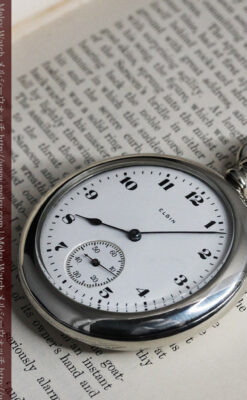 エルジンの素朴さが魅力のアンティーク懐中時計 【1904年製】-P2256-9