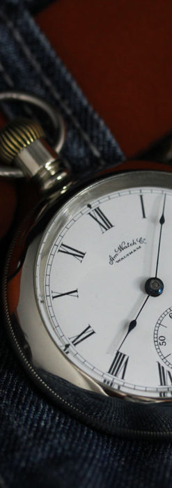 ウォルサムの存在感抜群の大きなアンティーク懐中時計 【1904年製】-P2257-1