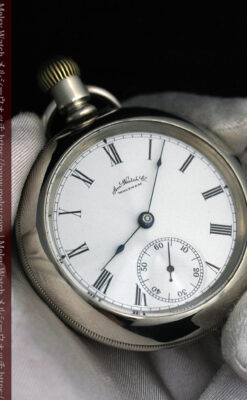 ウォルサムの存在感抜群の大きなアンティーク懐中時計 【1904年製】-P2257-10