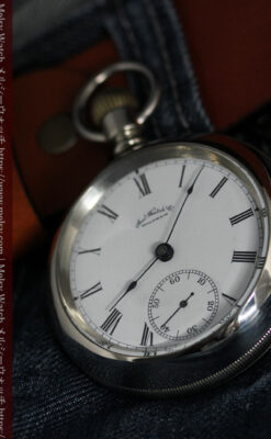 ウォルサムの存在感抜群の大きなアンティーク懐中時計 【1904年製】-P2257-4