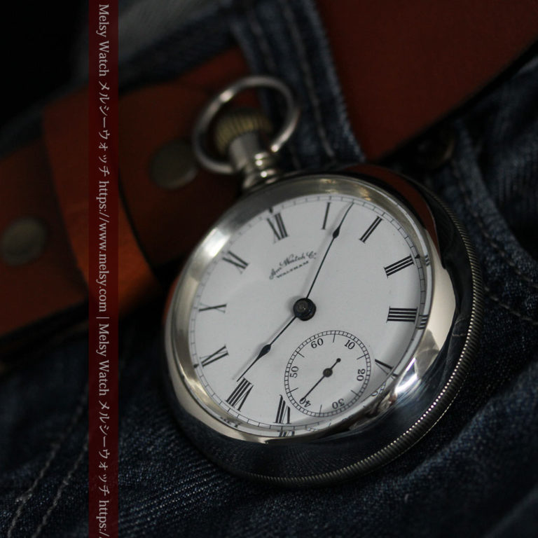 ウォルサムの存在感抜群の大きなアンティーク懐中時計 【1904年製】