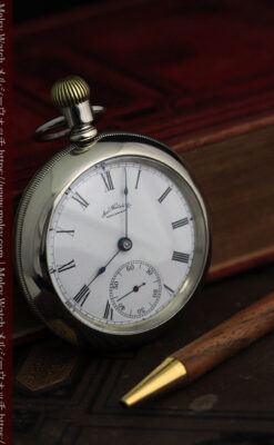 ウォルサムの存在感抜群の大きなアンティーク懐中時計 【1904年製】-P2257-7