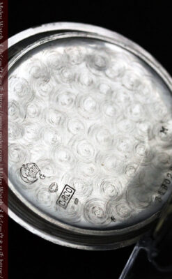 オメガの風格ある銀無垢アンティーク懐中時計 【1907年製】-P2260-15