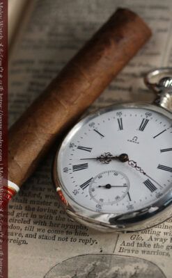オメガの3世紀を繋ぐ銀無垢アンティーク懐中時計 【1896年製】-P2261-1