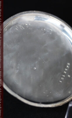 オメガの3世紀を繋ぐ銀無垢アンティーク懐中時計 【1896年製】-P2261-12