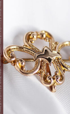 ティファニーの18金無垢アンティーク時計 懐中時計ネックレス兼腕時計 【1905年製】-P2262-24