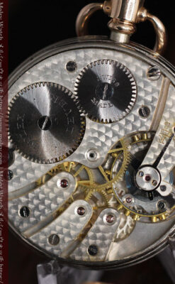 ロレックスの彫りと雰囲気の良い金無垢アンティーク懐中時計【1923年頃】-P2264-24