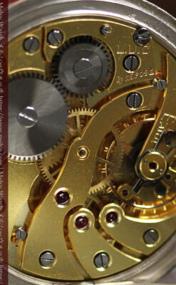 ショパールの品のあるローズ色を組み合わせた銀無垢アンティーク懐中時計 【1910年頃】-P2268-20