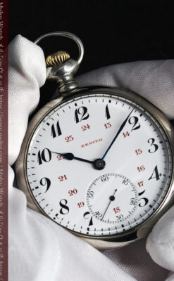 ゼニスのアンティーク懐中時計と腕時計ケース 【1910年頃】-P2269-14