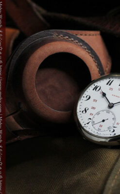 ゼニスのアンティーク懐中時計と腕時計ケース 【1910年頃】-P2269-8