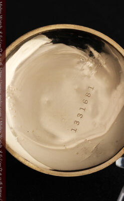 金と青の装飾が美しいエルジンのアンティーク懐中時計【1904年製】-P2271-14