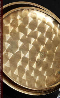 程よいサイズと装飾 エルジンの剣引き式アンティーク懐中時計【1887年製】-P2272-16