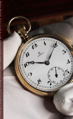 オメガの基本を押さえたアンティーク懐中時計 【1938年製】-P2275-11