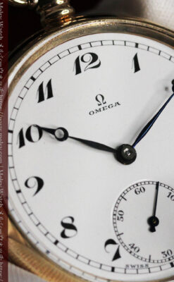 オメガの基本を押さえたアンティーク懐中時計 【1938年製】-P2275-12