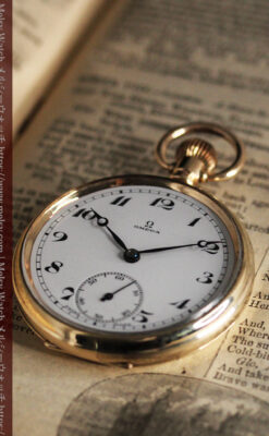 オメガの基本を押さえたアンティーク懐中時計 【1938年製】-P2275-3