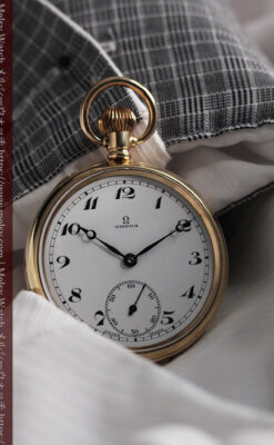 オメガの基本を押さえたアンティーク懐中時計 【1938年製】-P2275-5