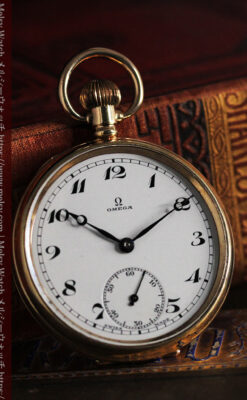 オメガの基本を押さえたアンティーク懐中時計 【1938年製】-P2275-8
