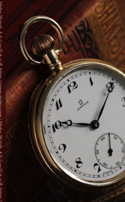 オメガの基本を押さえたアンティーク懐中時計 【1938年製】-P2275-9