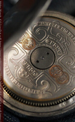 ヘブドマス 銀無垢8日巻きアンティーク懐中時計 【1920年頃】-P2282-12